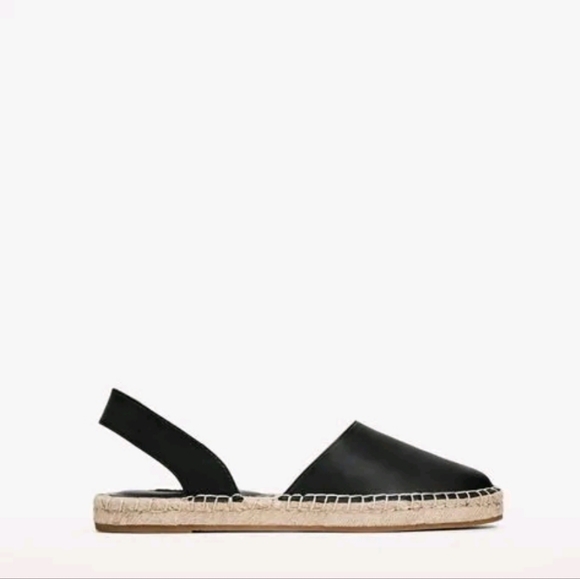 Zara Women Espadrilles Sandals Black Size 10 EUR 41 - Picture 2 of 13